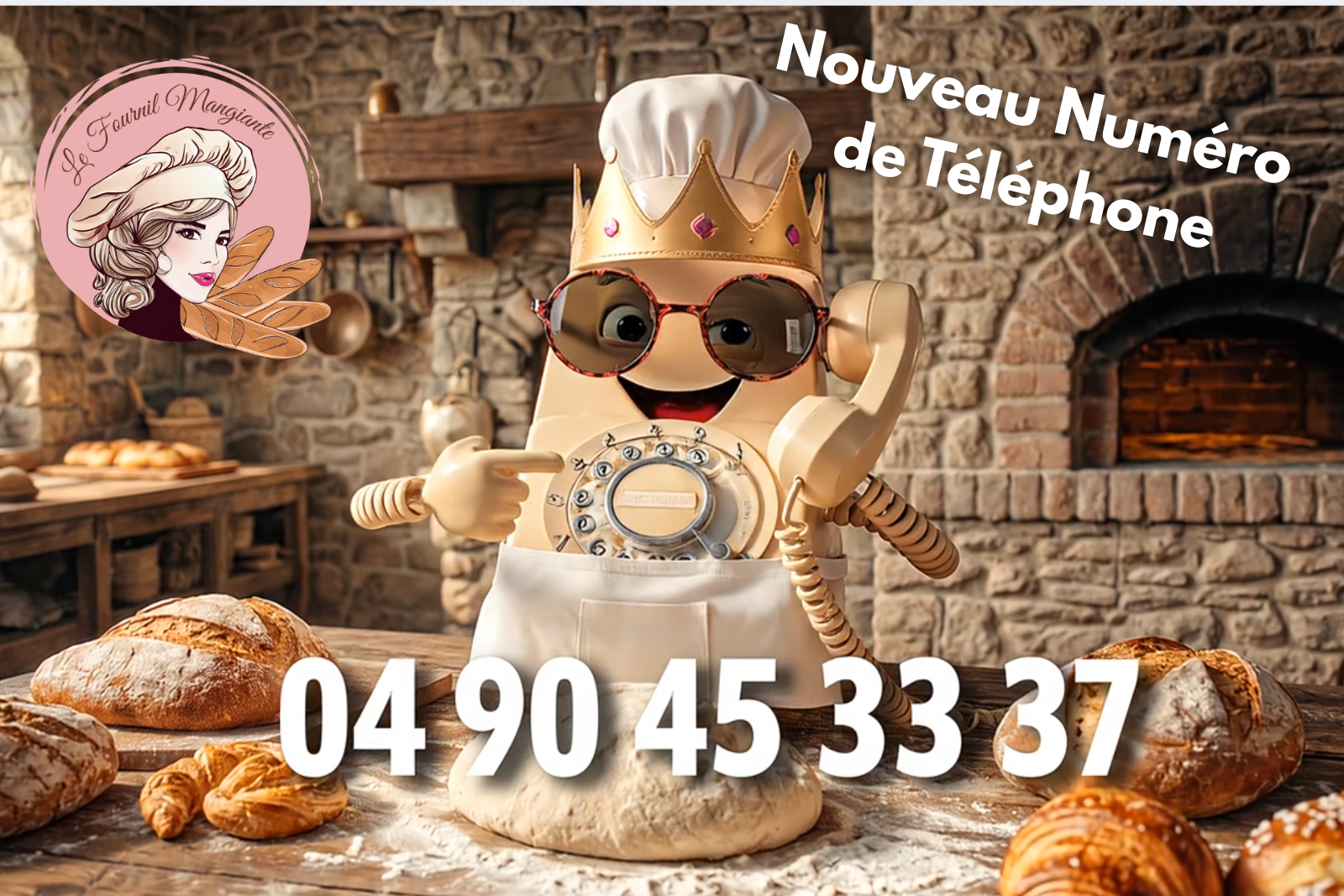 Le téléphone du Fournil Mangiante est de nouveau opérationnel