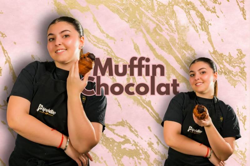 Muffin au chocolat proposé par le Fournil Mangiante à Sénas, une pâtisserie moelleuse et généreuse au bon goût de chocolat, idéale pour une pause gourmande à tout moment de la journée.