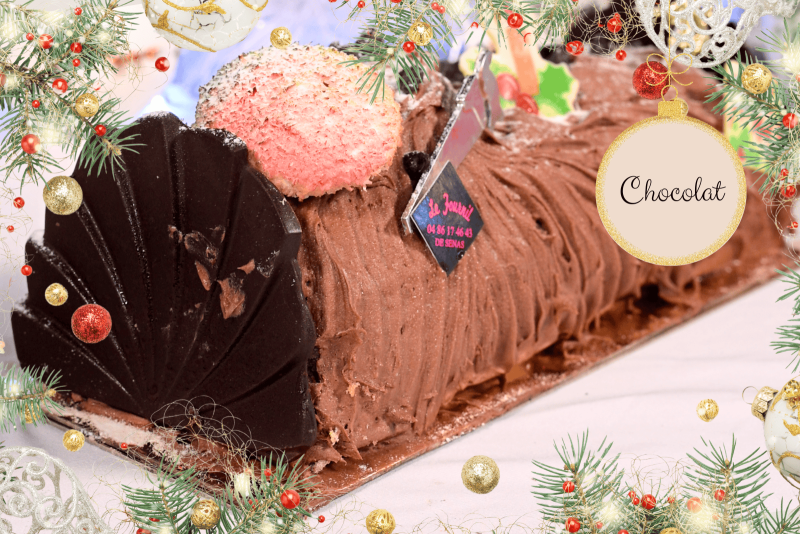 Bûche Chocolat – L’incontournable gourmand des fêtes au Fournil Mangiant