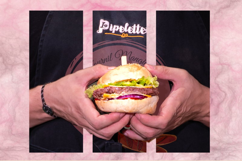 Ce burger, c’est celui qu’on peut manger sans se poser de question. Disponible à toute heure au Fournil Mangiante, à déguster sur place ou à emporter.