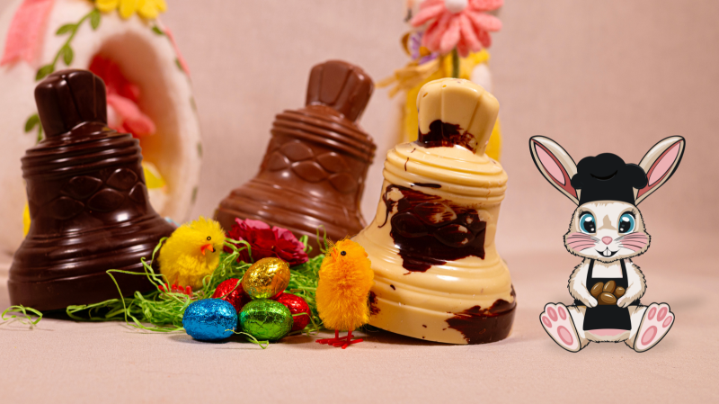 Les cloches sont au Founil Mangiante de Sénas, dégustez nos chocolats fait maison et partager les en famille