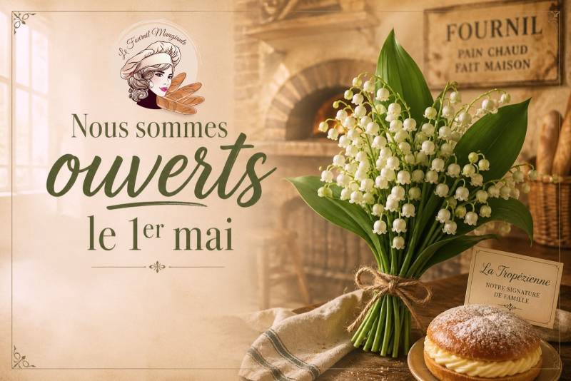 Ouverture exceptionnelle le 1er mai au Fournil Mangiante à Sénas