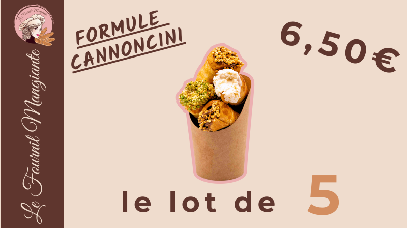 Formule Cannoncini – De petites bouchées feuilletées pleines de douceur du Fournil Mangiante de Sénas